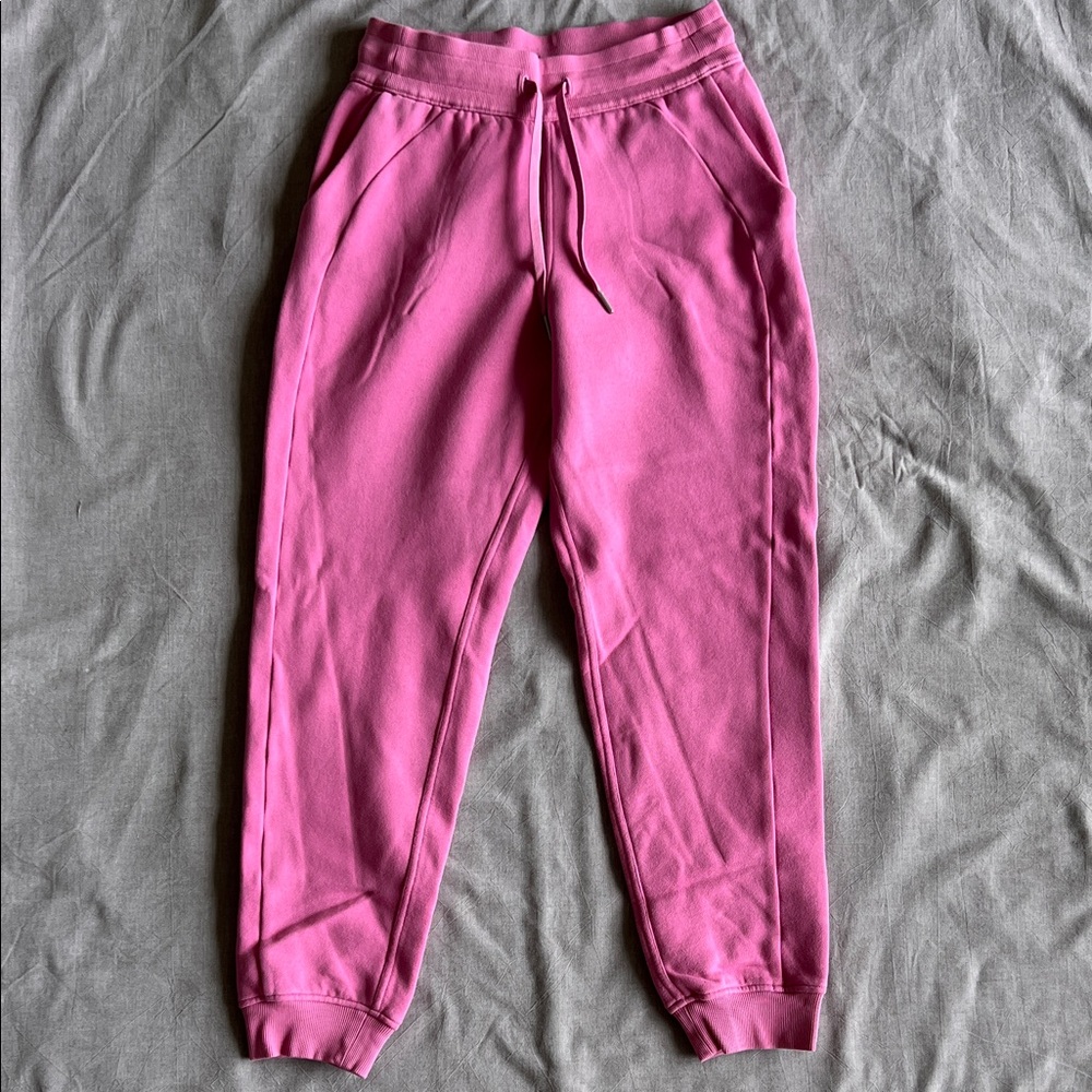 lululemon athletica Vibrant Pink scuba Joggers